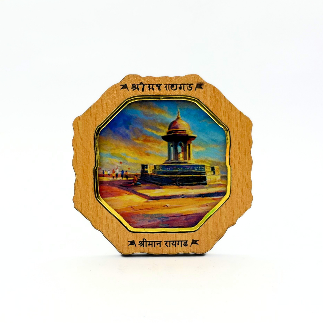 Shreeman Raigad Akhand Urjastrot Fridge Magnet