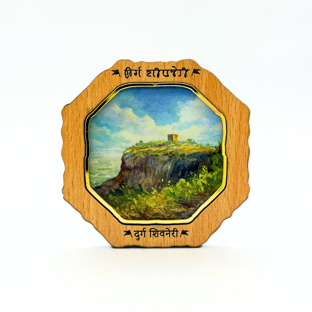 Durg Shivneri Shivjanmabhumi Fridge Magnet