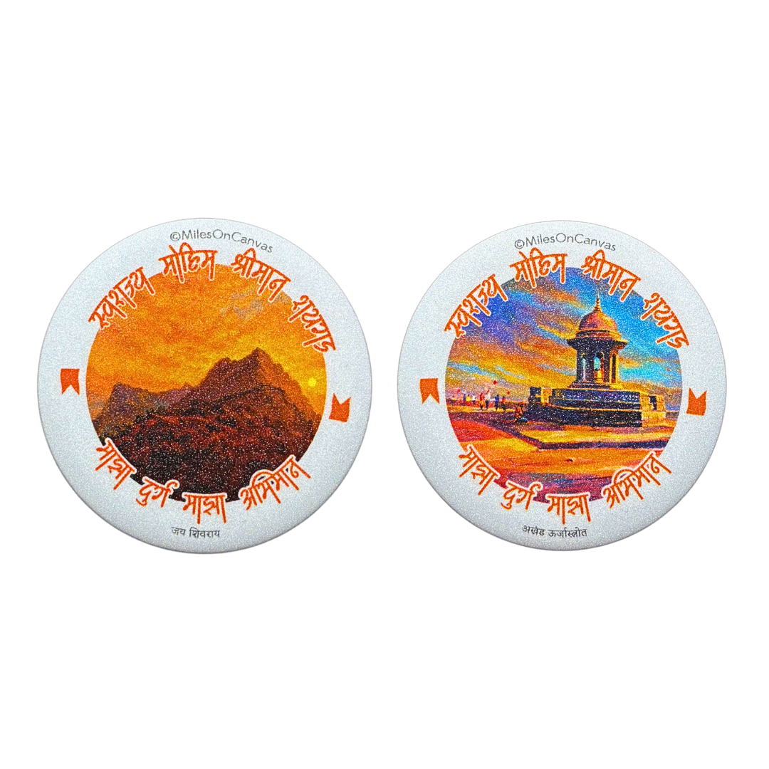 Shreeman Raigad Pin Button Badges Combo